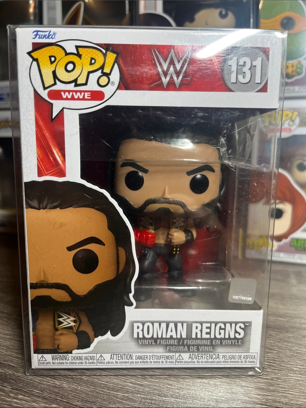 Funko Pop! WWE Roman Reigns Vinyl Figure - Black, Red